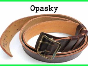 Opasky řemeny přezky kšandy
