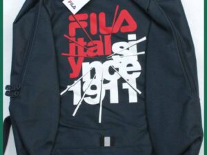Batoh Fila černý Italy since 1911.