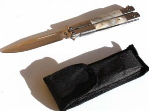 Motýlkový nůž Butterfly knife Stainless 22cm.